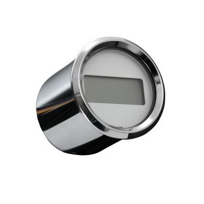 Highway Hawk H67-340 Tachometr elektronický 48mm 220km/h chrom/bílý/červená LED